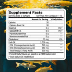 NativeVita 350 Ct softgels 3000mg Omega-3 Fish Oil DHA EPA Gluten-Free 116-Day Supply Made in USA