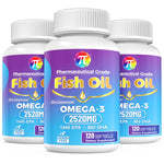 Triple Strength 3000Mg German Pharmaceutical Grade Ultra Concentrated Fish Oil 2520mg Omega-3 (1440 EPA/960 DHA)