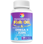 Triple Strength 3000Mg German Pharmaceutical Grade Ultra Concentrated Fish Oil 2520mg Omega-3 (1440 EPA/960 DHA)