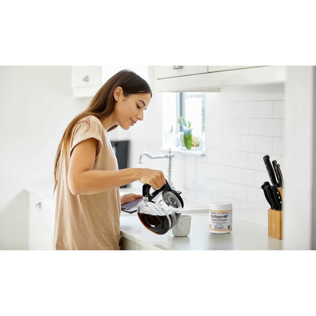 California Gold Nutrition, CollagenUP, Hydrolyzed Marine Collagen Peptides with Hyaluronic Acid and Vitamin C, Unflavored, 7.26 oz (206 g)