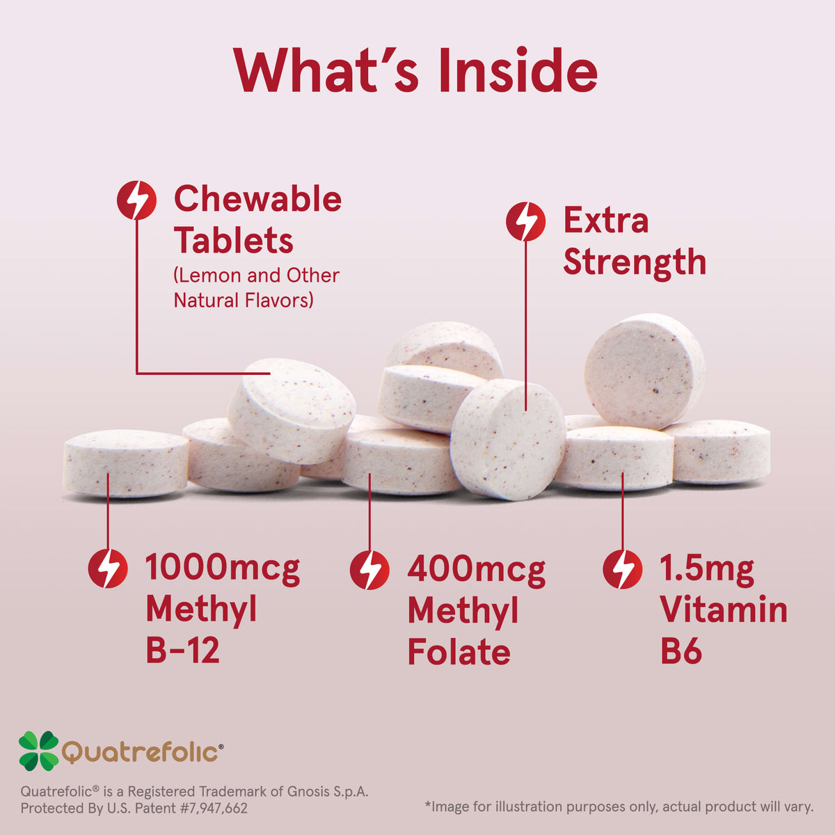 Jarrow Formulas, Methyl B-12 & Methyl Folate, Lemon, 100 Chewable Tablets